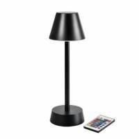 Lampe LED Zelda &Oslash;10.3xH32cm Med Fjernbetjening Sort
