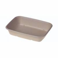 Bakke 900ml L230xB165xH47mm Bagasse Biocoated Bionedbrydelig Natur