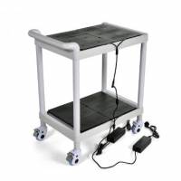 Oplader Vogn L45xB64.8xH84.5cm Til 24 LED Lamper Sort/Hvid