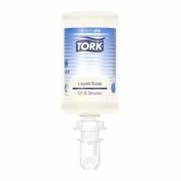 H&aring;nds&aelig;be Tork Flydende S4 Industri Oil and Grease 1ltr Svanem&aelig;rket uden Parfume