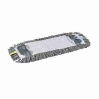 Moppe Damp 43 40cm Microfiber Svanem&aelig;rket med Lommer Gr&aring; til uj&aelig;vne overflader