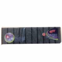 Multisvamp L9xB6xH3cm Tekstil med Skures&aring;l Sort