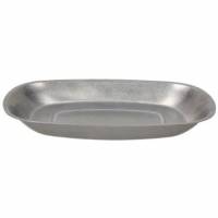 Fad Oval Tex Mex L25.5xB16.5xH2.8cm Rustfrit St&aring;l