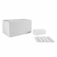 H&aring;ndkl&aelig;deark C-Fold 2-lag L31xB22.2xD9.5cm Nyfiber Hvid