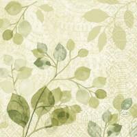 Serviet 3-lag 33x33cm Paisley Leaves