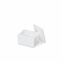 Termokasse 8Liter L31.1xB26.1xH21cm EPS Med L&aring;g Hvid