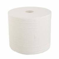 Aft&oslash;rringsrulle Industri Pristine 3-lag Perfo. &Oslash;34xB29.3cmxL440m Nyfib. Hvid