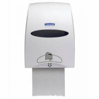 Dispenser H&aring;ndkl&aelig;derulle Kimberly Clarck Elektronisk L41xB33xH26cm Hvid