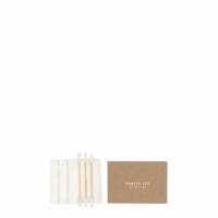 Vanity Kit EcoGreen papindpakning Bomuld med 3 Vatpinde/3 Bambusservietter Hvid