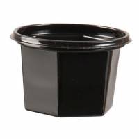 Dressingb&aelig;ger Catersource 75 ml &Oslash;68x43 mm APET Sort