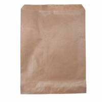 Bagerpose 1.5kg Rektangul&aelig;r L200xB260+20mm Papir 40gr Brun