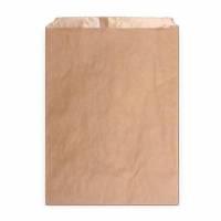 Bagerpose 1.5kg B210xH280+20mm PE-belagt Ribbet Brun