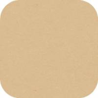 Kopunderlag Natural brown L85xB85 Papir Brun