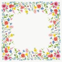 Dug stikdug Bio Dunicel Flowy Meadow 84 x 84cm Floret
