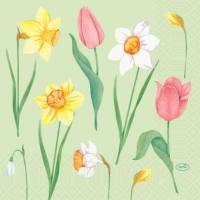 Serviet Duni Spring Melody 33x33cm 3-lags Floret