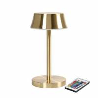 Lampe LED Nour Midi &Oslash;10xH20cm Med Fjernbetjening Guld