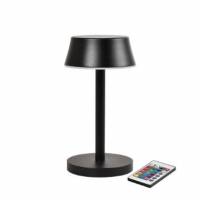 Lampe LED Nour Midi &Oslash;10xH20cm Med Fjernbetjening Sort