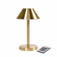 Lampe LED Zelda Midi &Oslash;12xH21.5cm Med Fjernbetjening Guld