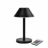 Lampe LED Zelda Midi &Oslash;12xH21.5cm Med Fjernbetjening Sort