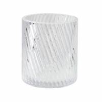 Bolsius Glaslys Twist Relight Transparent uden Refill