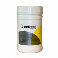 H&aring;nddesinfektion Serviet Antibac med 85\% ethanol/Glycerol uden Parfume Hvid