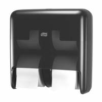 Dispenser Tork Toiletpapir T7 OptiServe D17.4xB31.9xH32.3cm ABS Sort Til 4 rl.
