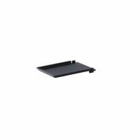 L&aring;g L26xB21xH2.8cm Sort til Vileda Origo 2 moppeboks/opbevaringsboks