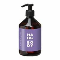 Bades&aelig;be Gel Lavender Hair & Body 500ml Med Pumpe/Parfume Uden Parabener