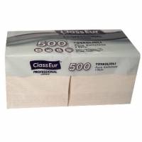Serviet ClassEur Professional hvid 1/4 fold 33x33cm 1 lag