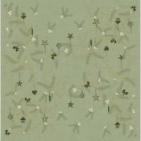 Serviet Bio Dunisoft 40 x 40cm Airlaid Noel Pistachio Green