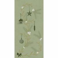 Serviet Bio Dunisoft Airlaid 40 x 40cm 1/8 fold Noel Pistachio Green