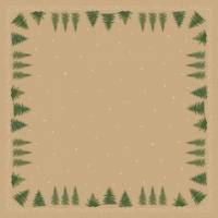 Dug Stikdug Bio Dunicel 84 x 84cm Humble Trees Brun