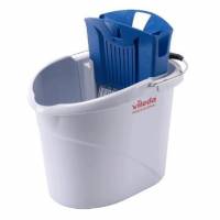 Spand Vileda UltraSpeed Mini 10ltr med Presse Gr&aring;/Bl&aring; til fladmopper