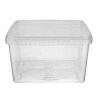 B&oslash;tte 3000 ml L195xB195xH112mm PP 24 stk/ps klar