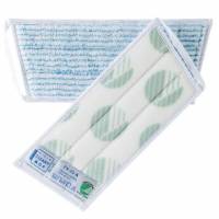 Moppe Velcro Mikro Cleany Mop Active Fibres 25cm Svanem&aelig;rket Hvid/Bl&aring; T&oslash;r/V&aring;d