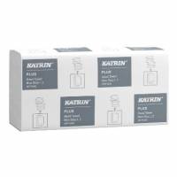 H&aring;ndkl&aelig;deark Katrin Plus Non-stop W-Fold 2-lags L32xB20.3xD8cm Nyfiber Hvid