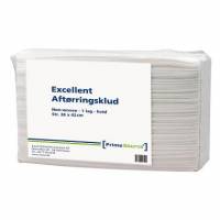 Aft&oslash;rringsklud Prime Source Excellent Alt-i-En 1-lag L350xB420mm Non-Wowen Hvid
