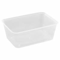 Bakke 960 ml 175 x 120 x 60 mm nudelbakke til mikroovn PP klar