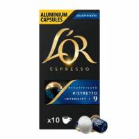 Kaffekapsel L'OR Lungo Ristretto Decaf 10 kaps/pk Styrke 9