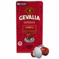 Kaffekapsel GEVALIA Lungo 10 kaps/pk Styrke 6