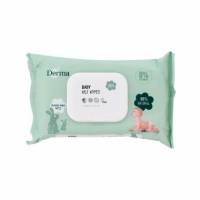 V&aring;dserviet Derma Baby Wet Wipes 64stk Svanem&aelig;rket/Allergim&aelig;rket uden Parfume