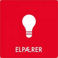 Piktogram Elp&aelig;rer 180x180mm