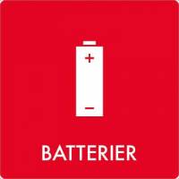 Piktogram Batteri 60x60mm