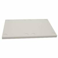 L&aring;g 40x30x2.5cm EPS SunPack til termokasser 40x30 Hvid