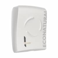 Dispenser H&aring;ndkl&aelig;deark EcoNatural Flow L32xB155xH404cm Plast Hvid til Z/V/M-fold