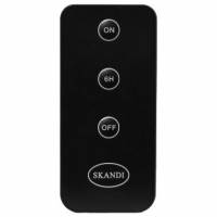 Fjernbetjening L11.5xB4.4xH1cm til SKANDI LED lys Sort