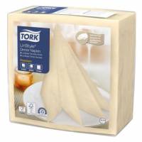Serviet Tork Linstyle 39x39cm 1/4-fold Creme