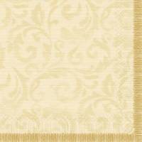 Serviet Duni 40x40cm 3-lags Rich Damast Cream