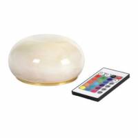 Lampe LED Alaea &Oslash;11.5xH6cm Med Fjernbetjening Messing