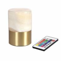 Lampe LED Fleur &Oslash;8.2xH12.3cm Med Fjernbetjening Messing